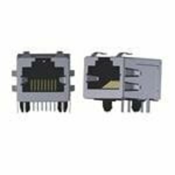 Abracon Modular Connectors / Ethernet Connectors Rj45 Jack W/Mag 1X1 100Base-T ARJM11C7-009-NN-EW2